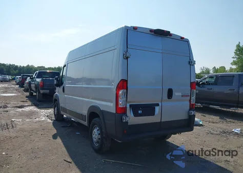 2018 Ram Promaster 2500 High Roof 136 Wb from USA, damaged, VIN 3C6TRVCG8JE152052